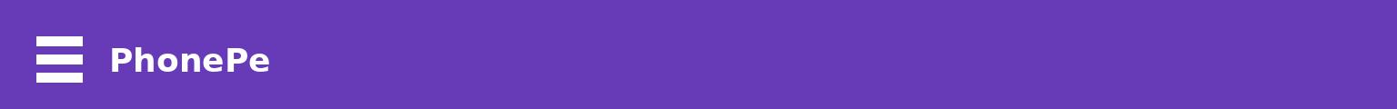 PhonePe Header